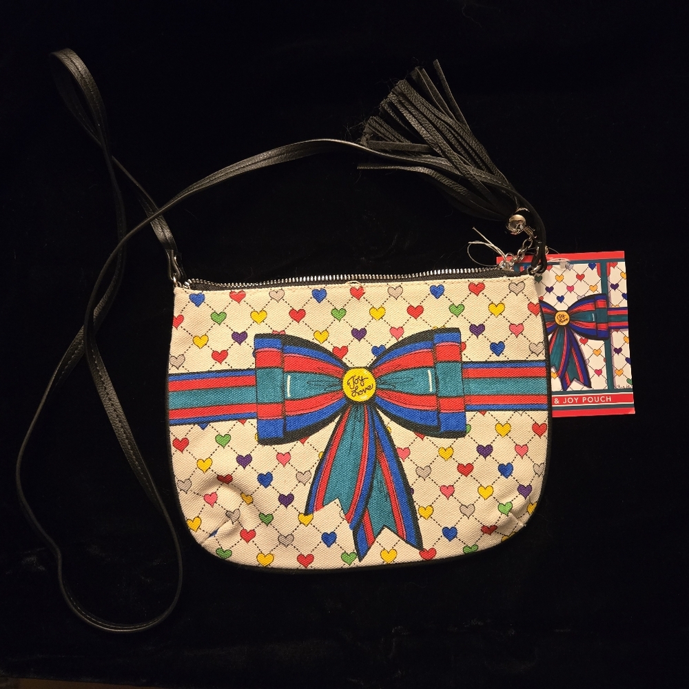 Baggallini Wallet, Brighton Multicolor Heart Clutch/Crossbody - Picture 2 of 13